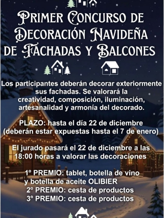 ¡Primer concurso de decoración navideña!